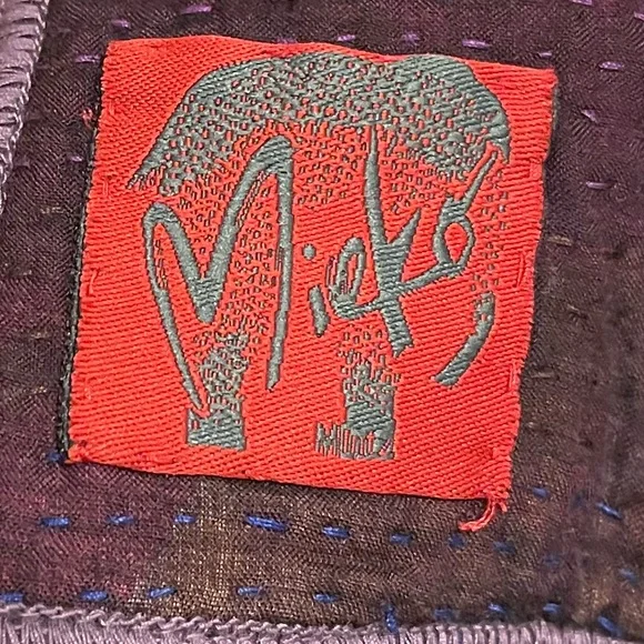 Mieko Mintz Kantha Purple Kimono Cardigan - Picture 6 of 7